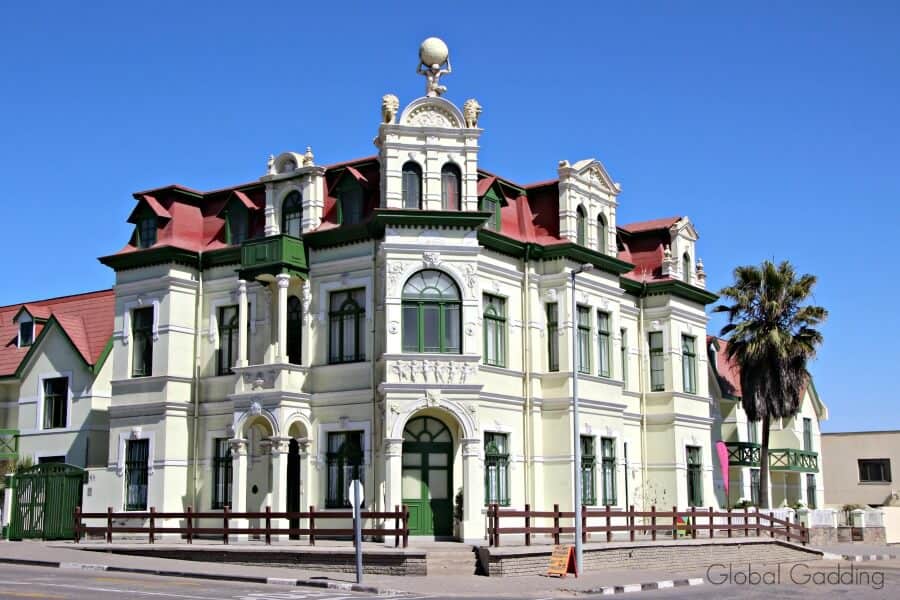 German colonial buildings in Swakopmund, Namibia