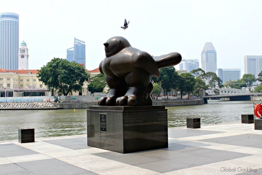 singapore bronze sculptures