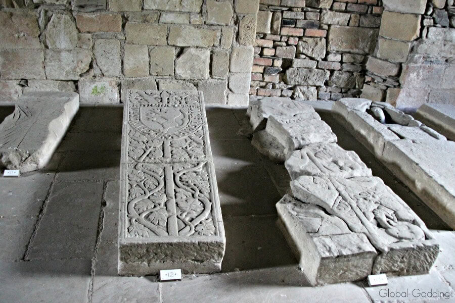 valle crucis abbey grave slabs