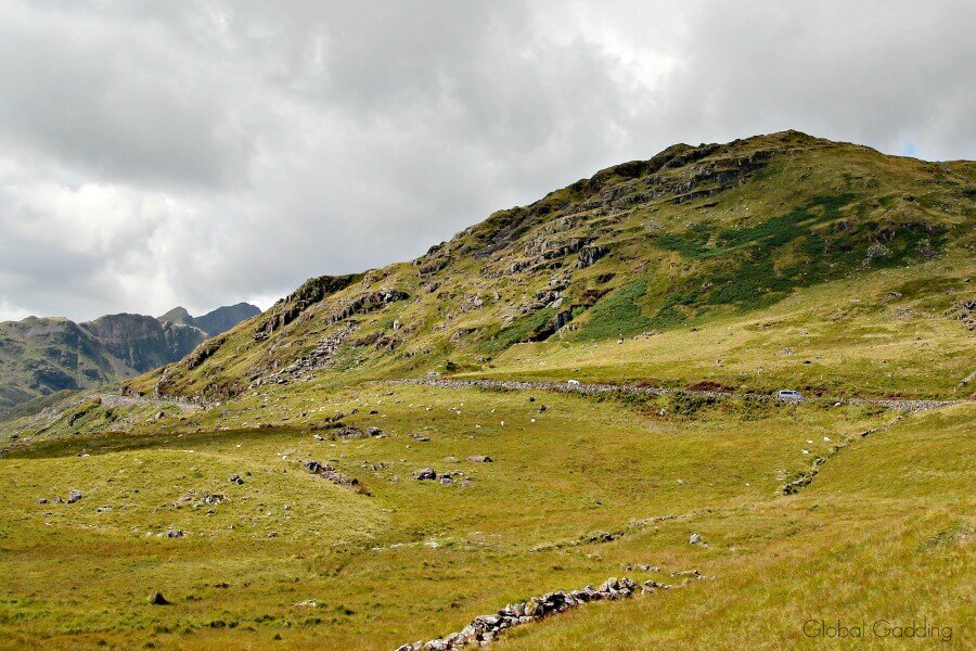 Snowdonia Llanberis Pass on a Snowdonia Road trip.