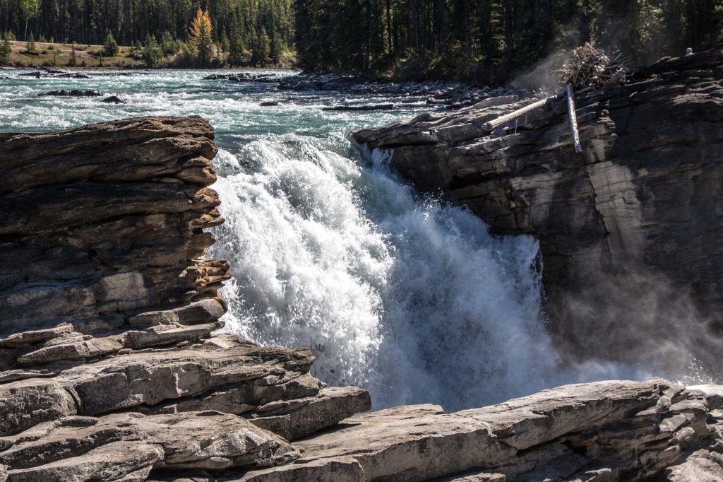 banff-itinerary-athabasca-falls