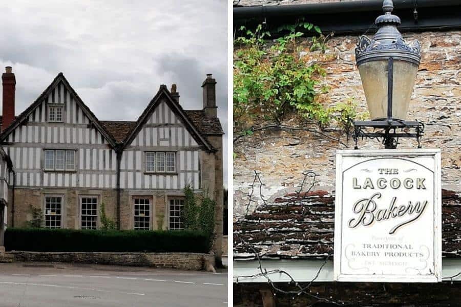 Lacock high street buildings