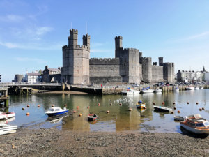 Caernarfon Castle, North Wales, UK