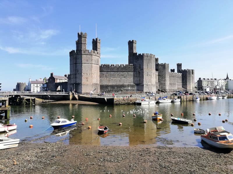 Caernarfon Castle, North Wales, UK