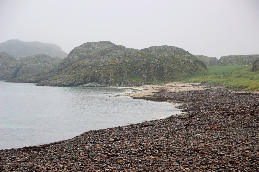 pebbly beach