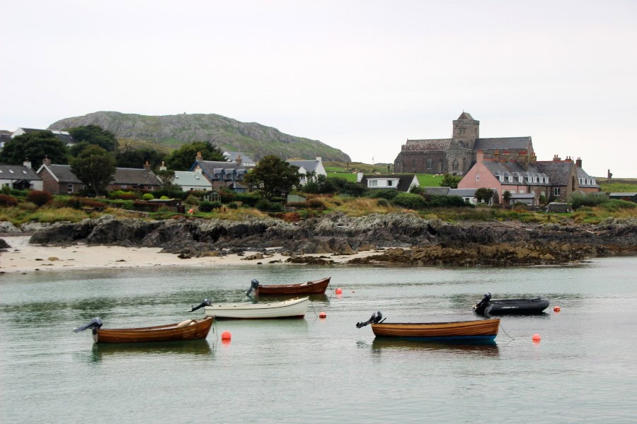 boats in a sheltered bay