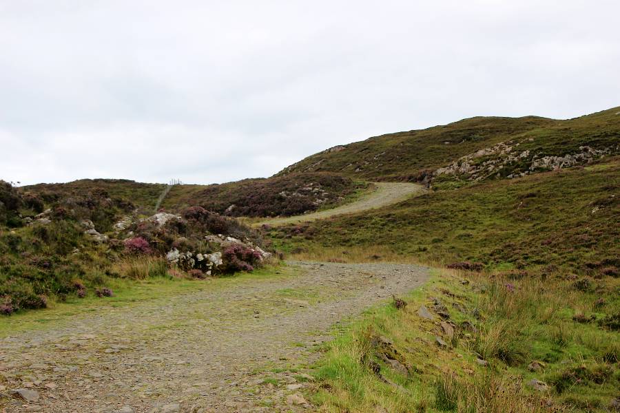 moorland with stony path