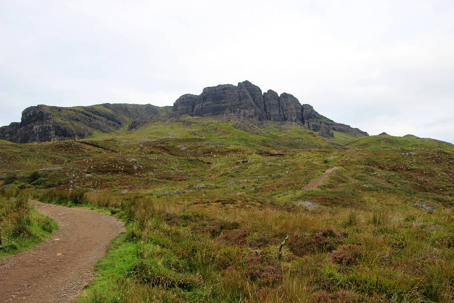 old man of Sorr walk in Skye showing the gravel path