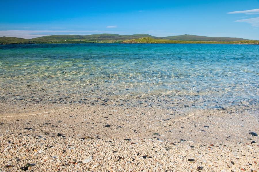 Coral Beach on Skye, Scotland