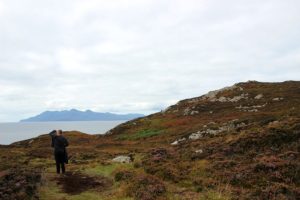 Scene on Point of Sleat Walk, Skye Scotland