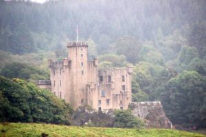 Exterior of Dunvegan Castle, Skye Scotland
