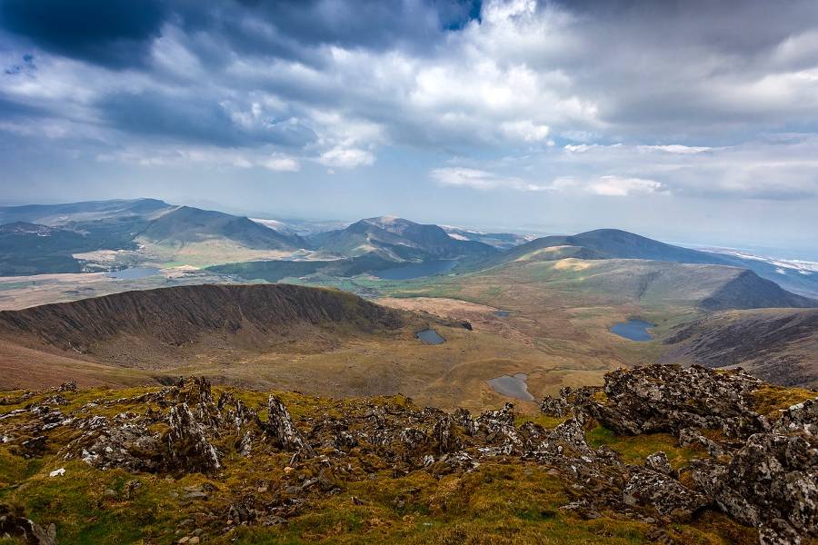 Snowdon, Wales' highest mountain