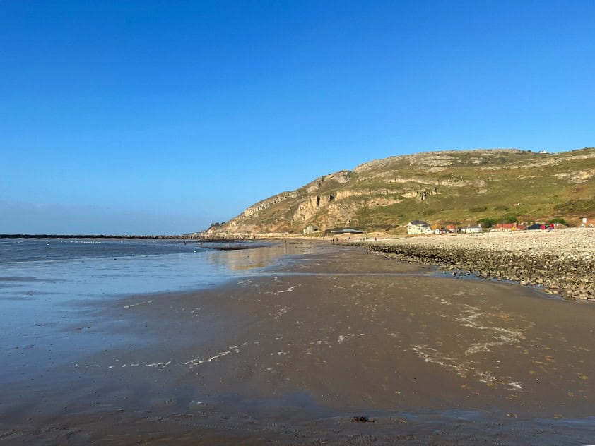 West shore beach in llandudno, Wales