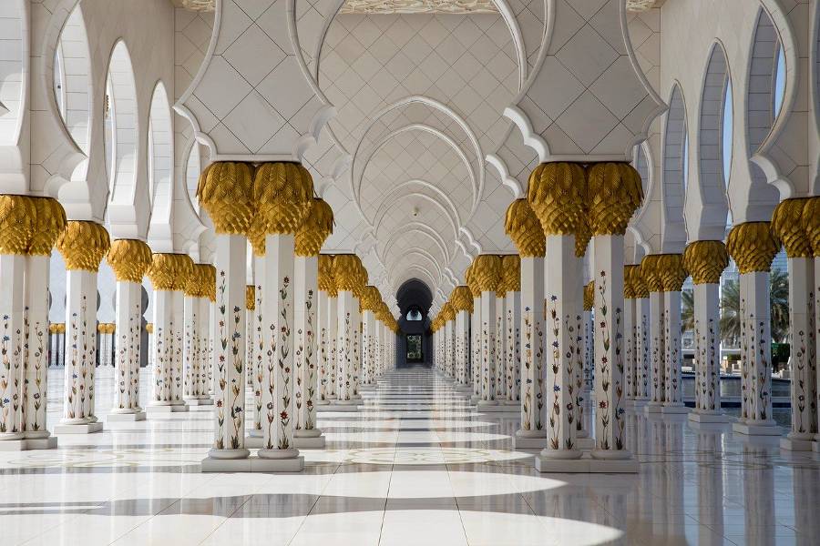 Zayed Grand Mosque in Abu Dhabi