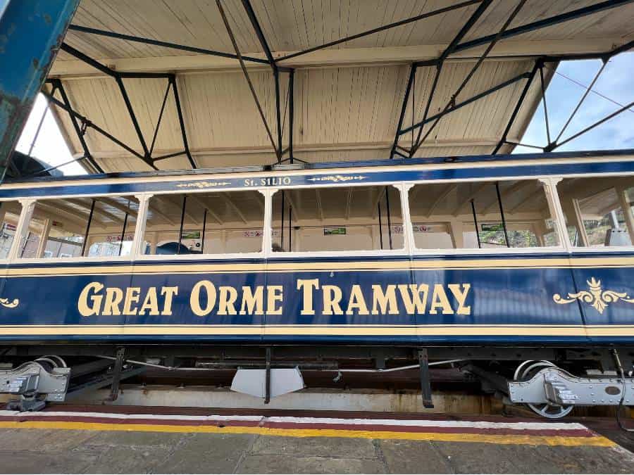 Great Orme tramway which has been in operation since 1902