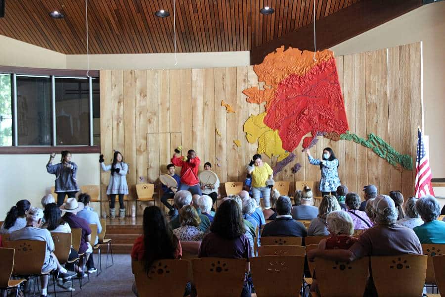 Dance at Alaska Native Heritage Center