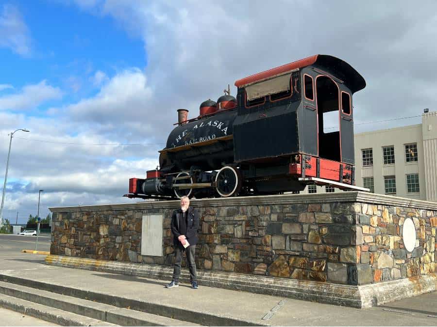 outside alaska railroad depot anchorage