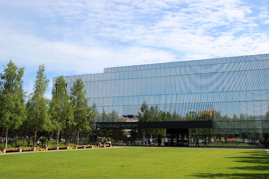 outside view of Anchorage Museum