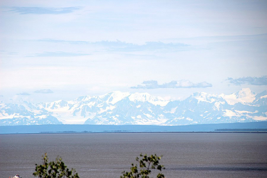 Alaska Range from Anchorage