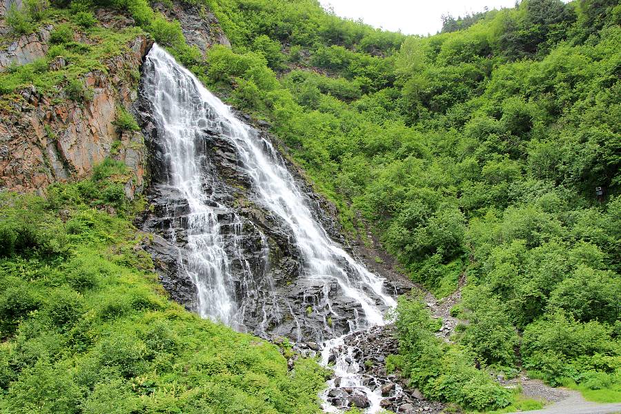 seeing horsetail falls are just one of the things to do in Valdez Alaska