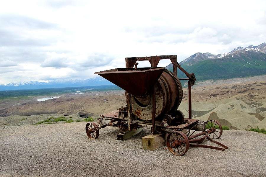 old mining equipment in Kennicott