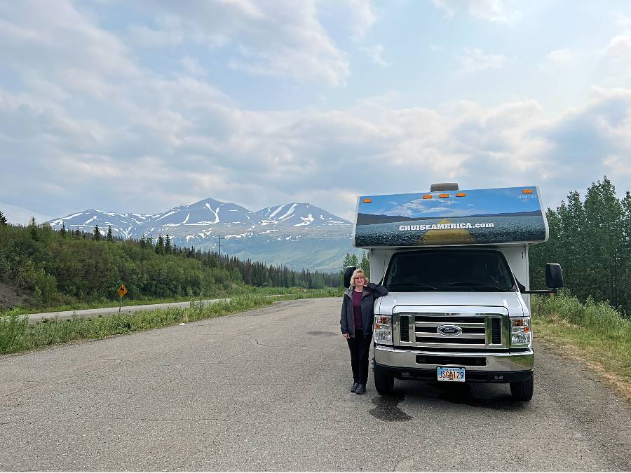 campervan by the roadside