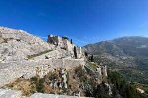 Kliss Fortress near Split, Croatia