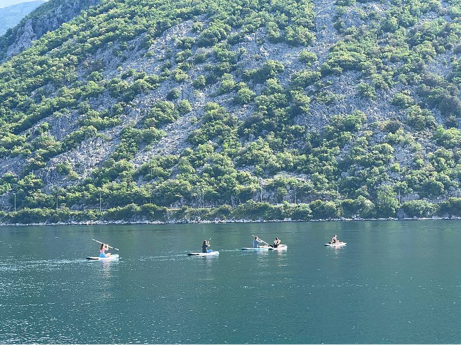 Why visit Montenegro? For the endless outdoor activities, like paddle boarding.