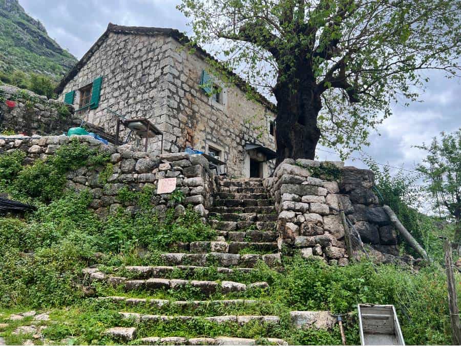 cafe along the Ladder of Kotor trail