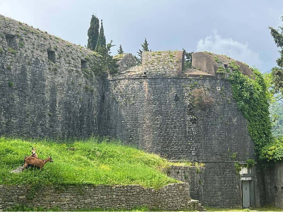 exterior view of Spanjola Fortress ruins