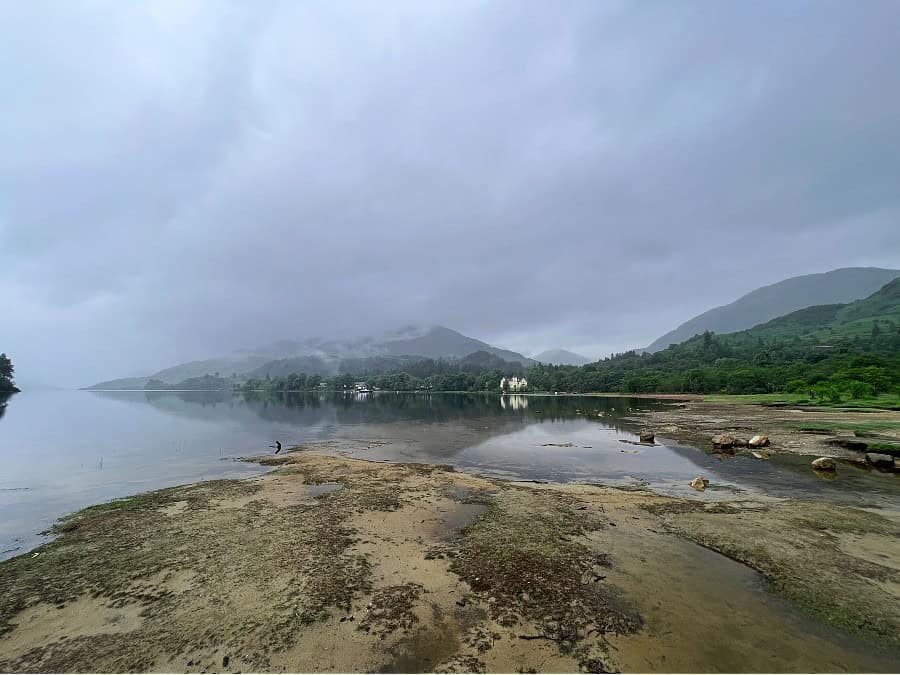 road to the Isles and a view across Loch Shiel