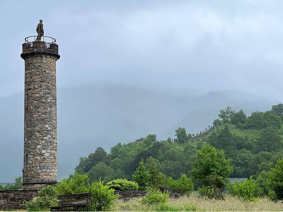road to the Isles stop at Glenfinnan viewpoint