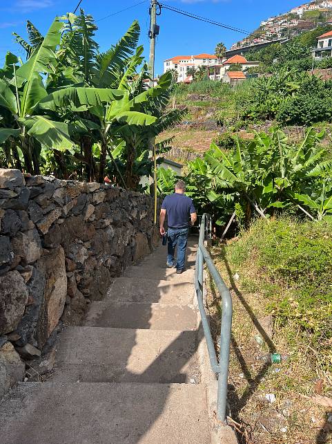 steps down to Calhau da Lapa Beach in Madeira