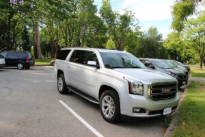 SUV booked through DiscoverCars for a road trip in Canada