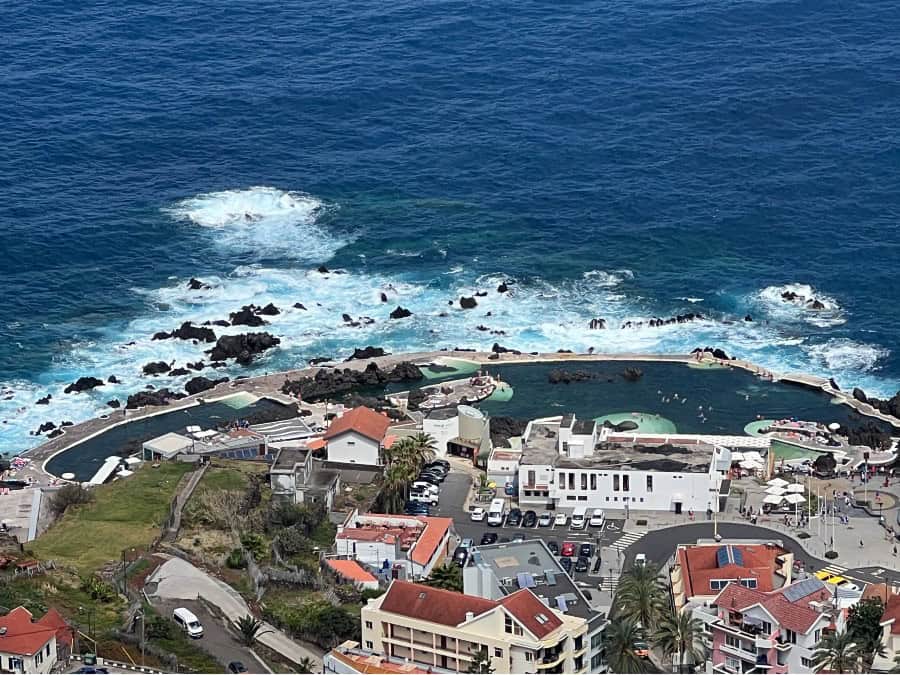 Porto Moniz natural swimming pools in Madeira, one of the most famous Madeira natural pools