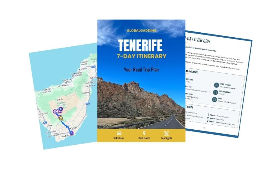 GlobalGadding Tenerife 7-Day Itinerary Page Showcase