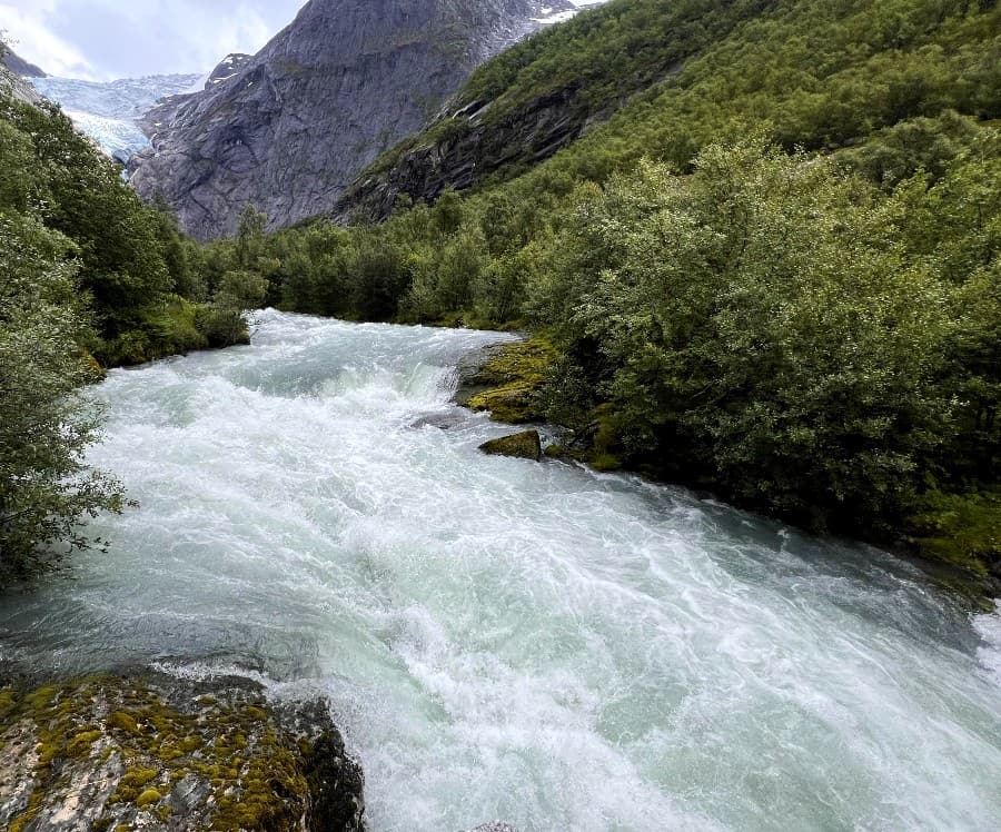 Loen or Olden glacier region during a 10 day Norway road trip