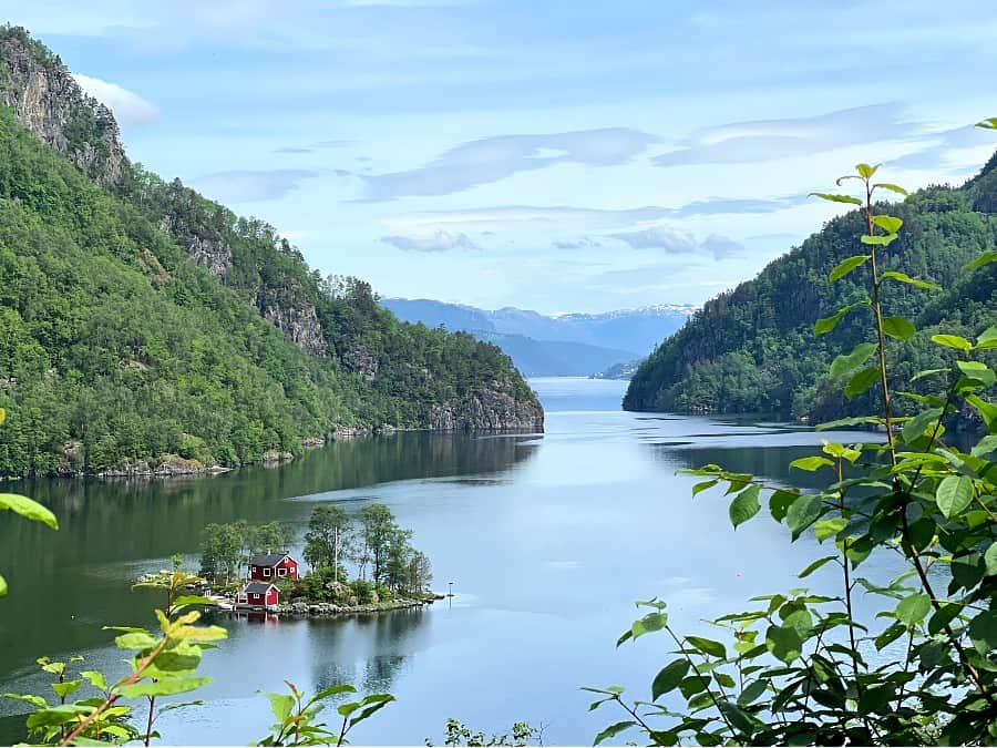 Scenic Route 13 between Stavanger and Hardanger on a 14 day Norway road trip